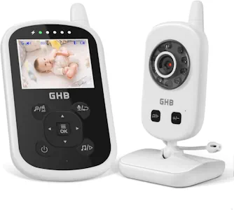 GHB Babyphone mit Kamera Video Baby Monitor 2,4 Zoll