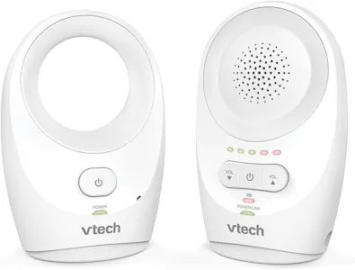 Vtech DM1111 Audio Baby Monitor,DECT Technology, Noise Level Display, Soothing Sound,Rechargeable Battery,Belt Clip & More 